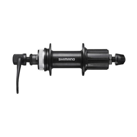 SHIMANO FH-TY505 36 lyuk 7 sebességes fekete gyorskioldó Center Lock hátsó agy