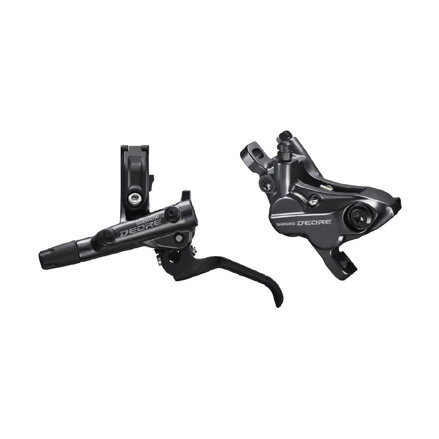 SHIMANO E-M6120 Hidraulikus fék Deore elülső Post Mount 1000mm fékcső + fékbetét ek D03S