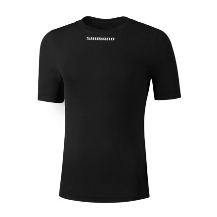 SHIMANO VERTEX SS BASE LAYER fekete póló