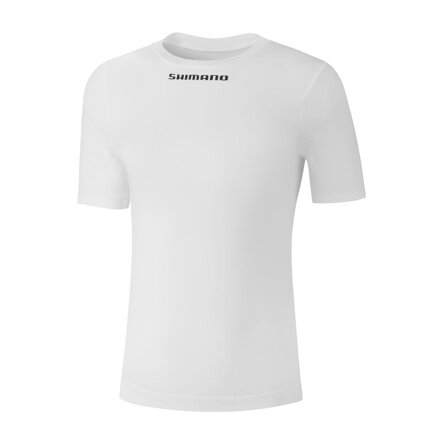 SHIMANO póló VERTEX SS BASE LAYER fehér