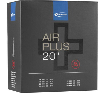 SCHWALBE Belső SV7AP (40/62-406) 40mm 220g air plus