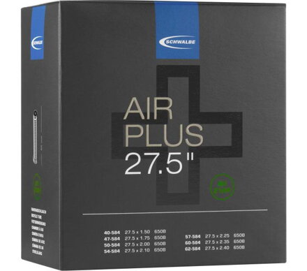 SCHWALBE Belső AIR PLUS AV21AP 27.5x1.50/2.40 AV(40/62-584) 40mm 305g