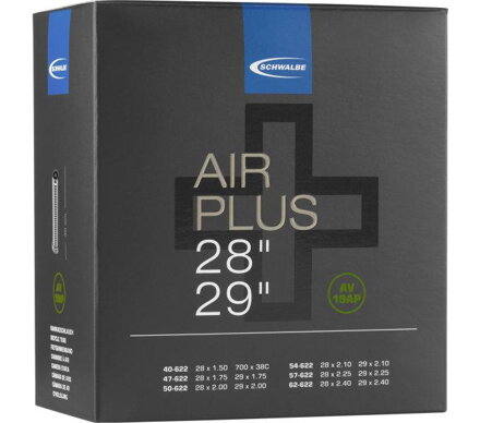SCHWALBE Belső AIR PLUS AV19 AP 29x1.75/2.40 AV(40/62-622) 40mm 320g