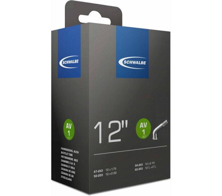 SCHWALBE Belső AV1 45° 12x1.75/2.10 AV 40mm (47/62-203) 80g