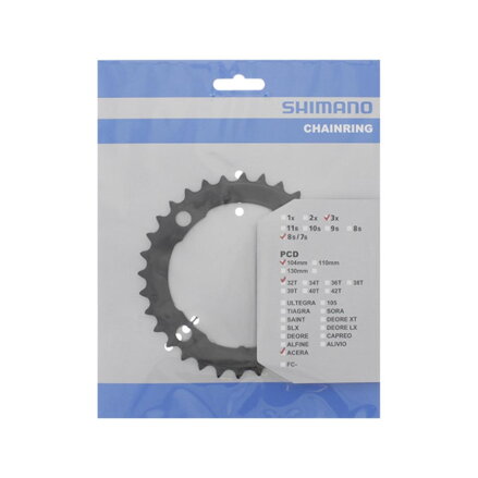 SHIMANO FC-M361 Lánckerék 32 fogas fekete 104mm