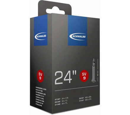 SCHWALBE Belső SV9 24 28/47-507/541 EK 40mm 130g