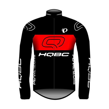 HQBC QPI TEAM 2021 szélálló kabát fekete/piros