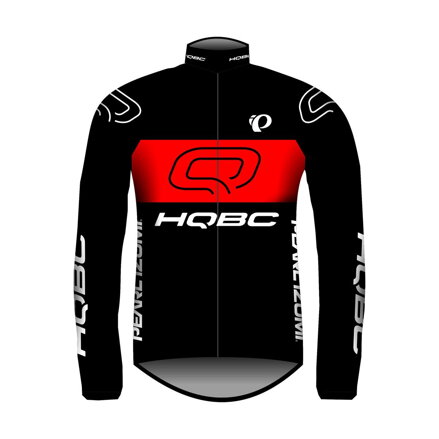 HQBC QPI TEAM 2021 szélálló fekete/piros dzseki