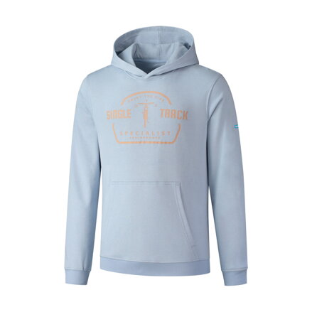 SHIMANO HOODIE kék/bronz pulóver
