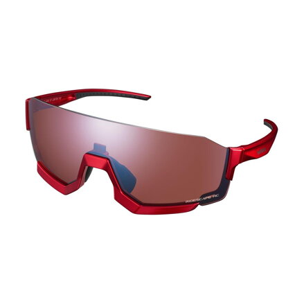 SHIMANO szemüveg AEROLITE2 metál piros Ridescape High Contrast