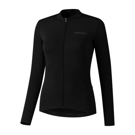 SHIMANO KAEDE THERMAL LONG fekete női mez