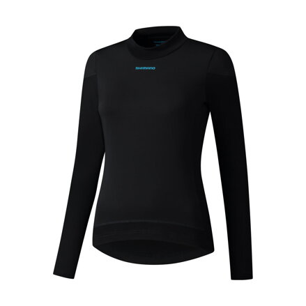SHIMANO BEAUFORT LONG BASE LAYER fekete női póló