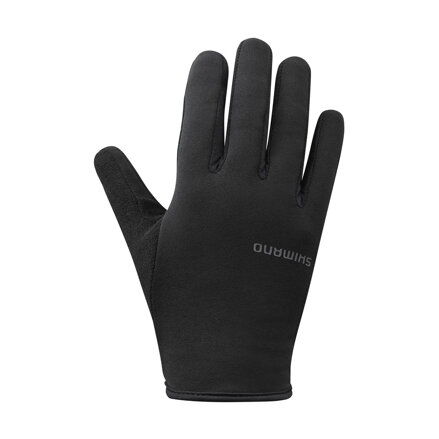 SHIMANO LIGHT THERMAL fekete kerékpáros kesztyű