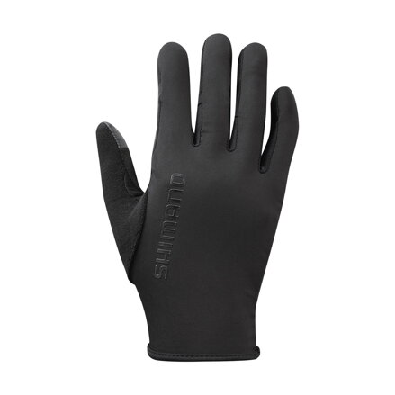SHIMANO WINDBREAK RACE fekete kerékpáros kesztyű