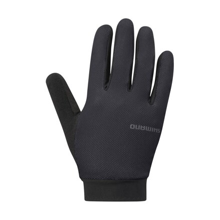 SHIMANO EXPLORER FF fekete kerékpáros kesztyű