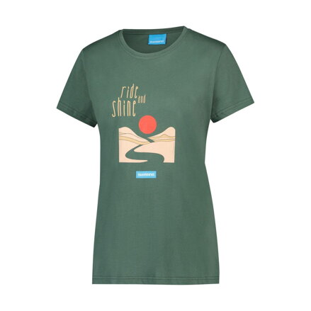 SHIMANO GRAPHIC TEE zöld női póló