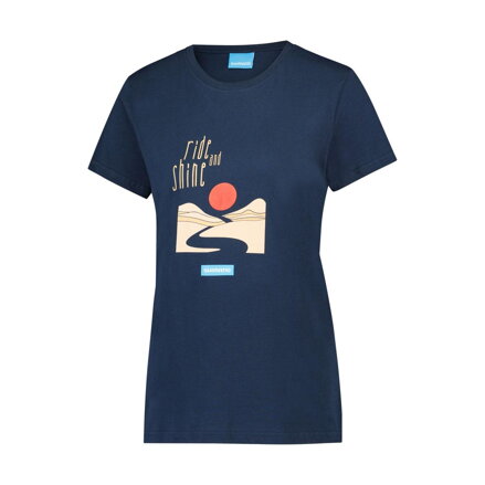 SHIMANO GRAPHIC TEE sötétkék női póló