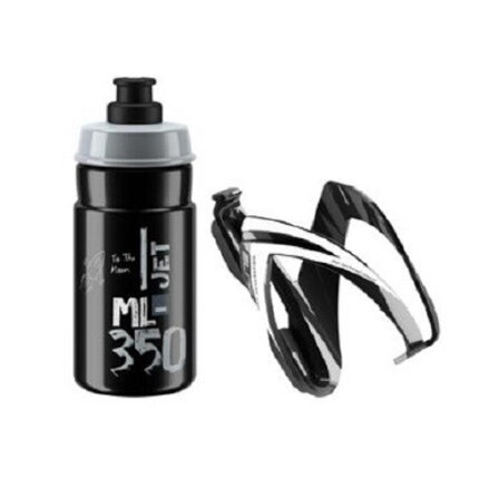 ELITE Palack CEO szürke-fekete logós kosárral, 350 ml