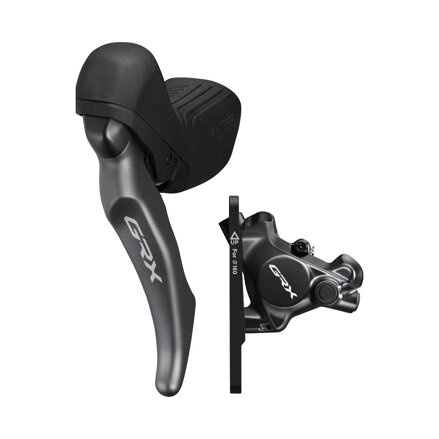 SHIMANO BL-RX820L/BR-RX820F 1-lánckerek Dual control GRX szett bal mechanikus váltás/hidraulikus fék