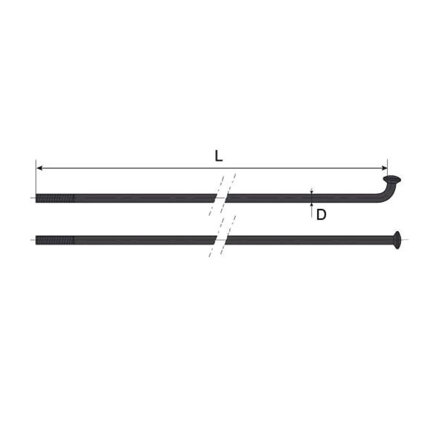MACH1 Inox Plus 2/260 fekete OEM küllők 10 db