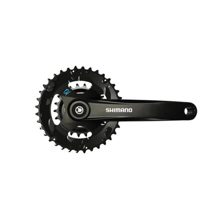 SHIMANO Stred Altus M315 175mm 36/22z. 7/8-k.  čierny bez krytu na štvorhran