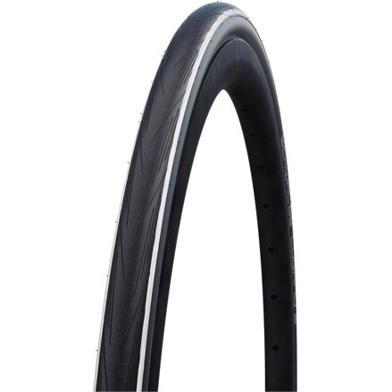 SCHWALBE Külső gumi LUGANO II (25-622) 700x25C Active 50EPI K-Guard 365g fehér csíkkal
