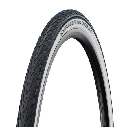 SCHWALBE Külső gumi ROAD CRUISER (42-622) 28x1.60 700x40C Active 50EPI K-Guard 705g Biely bok reflex Green