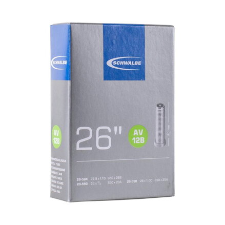 SCHWALBE Duša AV12B 26x7/8/1.00 (20/28-584/590) AV 40mm 90g