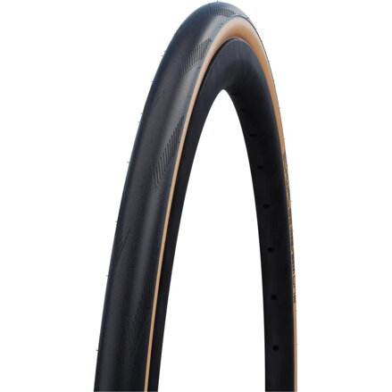 SCHWALBE ONE külső gumi 700x25C (25-622) 67EPI 310g TLE Performance RaceGuard Addix barna oldalfal hajtható