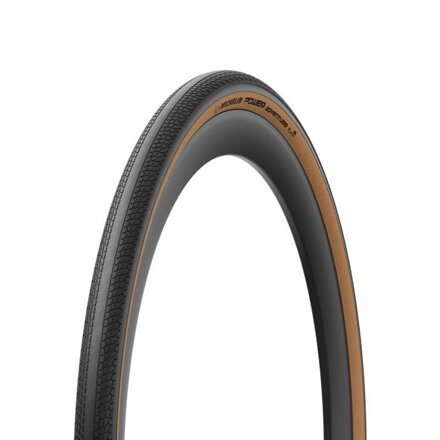 MICHELIN  Külső gumi POWER ADVENTURE 700x30C (30-622) TLR 100TPI 330g hnedý