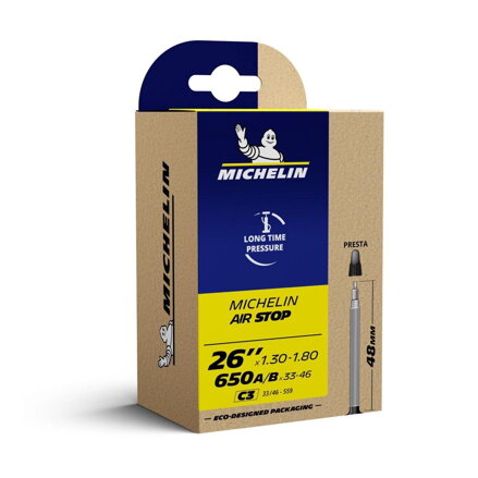 MICHELIN Belső gumi C3 AIRSTOP 26x1.30/1.80 (33/46-559) FV 48mm 192g