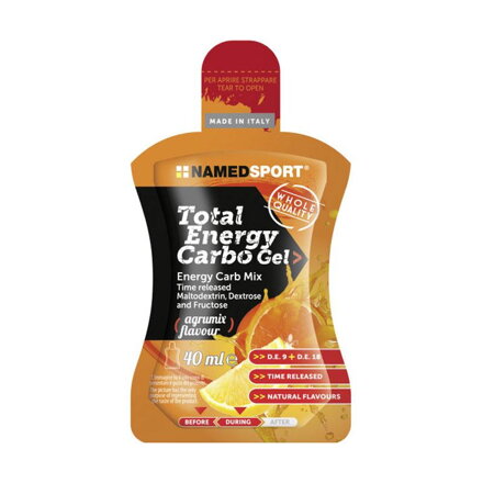 NAMEDSPORT TOTAL ENERGY CARBO citrus gél 40ml