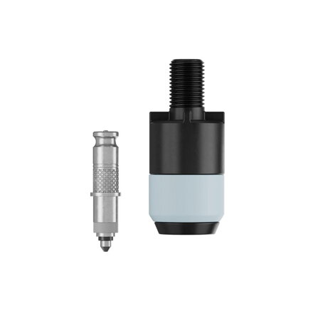 SCHWALBE Set ventil SCV pre DV - 2x ventil, 2x krytka ventilu, 1x kľúč, 1x adaptér na koncovku pumpy