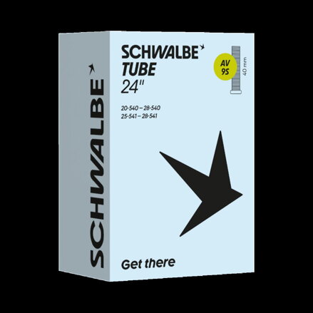 SCHWALBE AV9S belső gumi (20/28-540/541) 24x0.80–1.10 AV 40 mm 95 g
