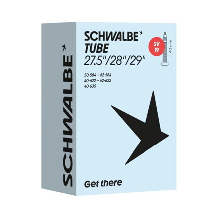 SCHWALBE SV19 belső gumi 27.5x2.00/2.35 29x1.75/2.40 (40/62-584/635) FV 40mm 220g