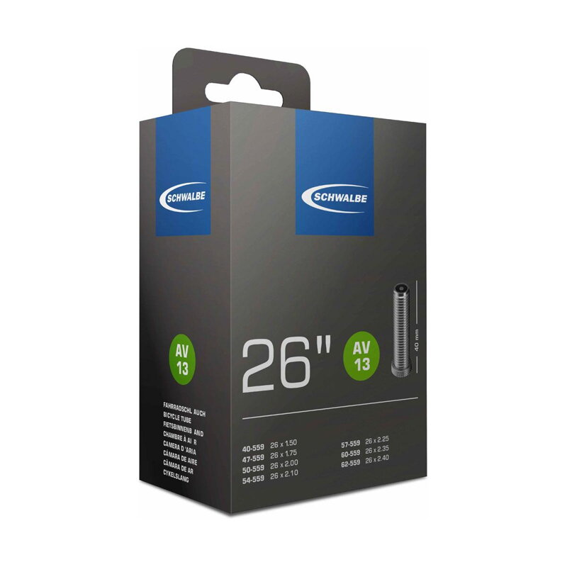 SCHWALBE Belső AV13 26x1.50/2.50 AV 40mm (40/62 559) 190g