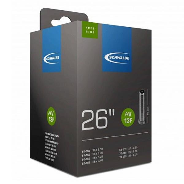 SCHWALBE Belső AV13F 26x2.10/3.00 40mm (54/75-559) 185g freeride