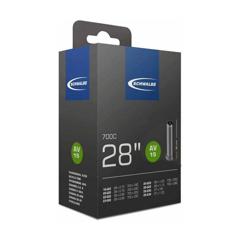 SCHWALBE Belső AV15 700x18/28C AV 40mm (18/28-622) 105g