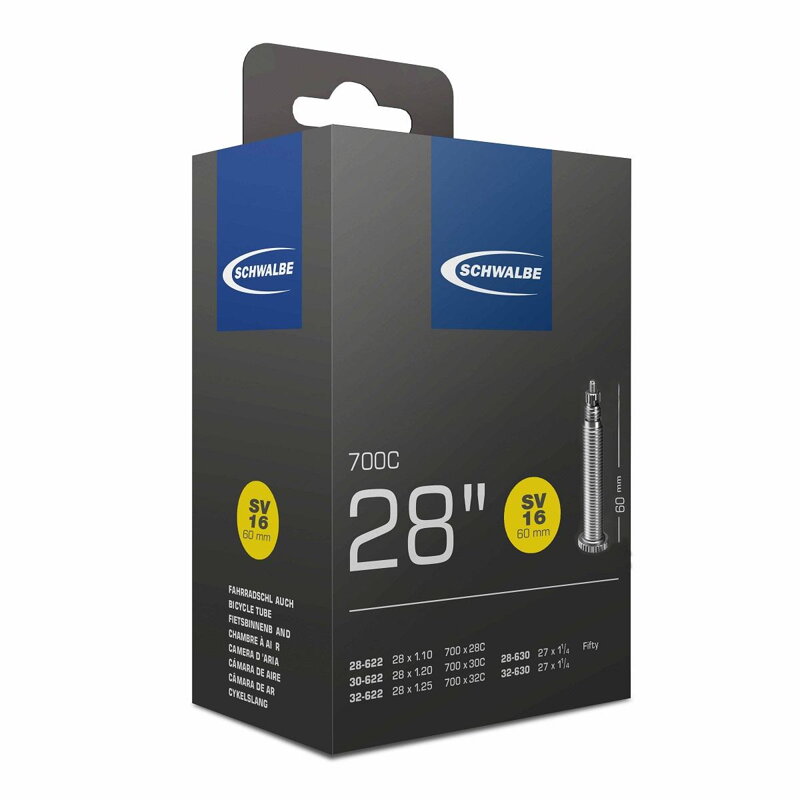 SCHWALBE Belső gumi 28 (28/32-622/630) FV 60mm