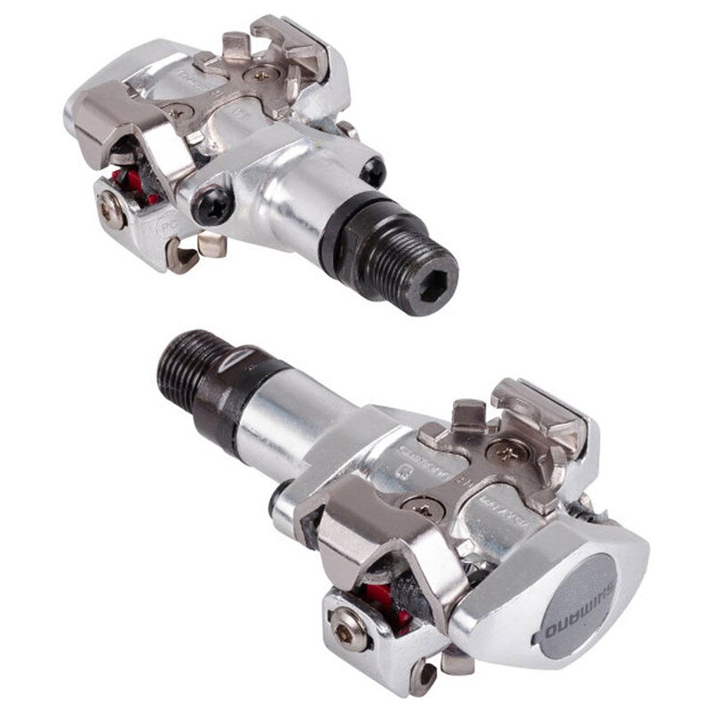 SHIMANO PD-M505 SM-SH51 Pedálok MTB SPD ezüst+stopli
