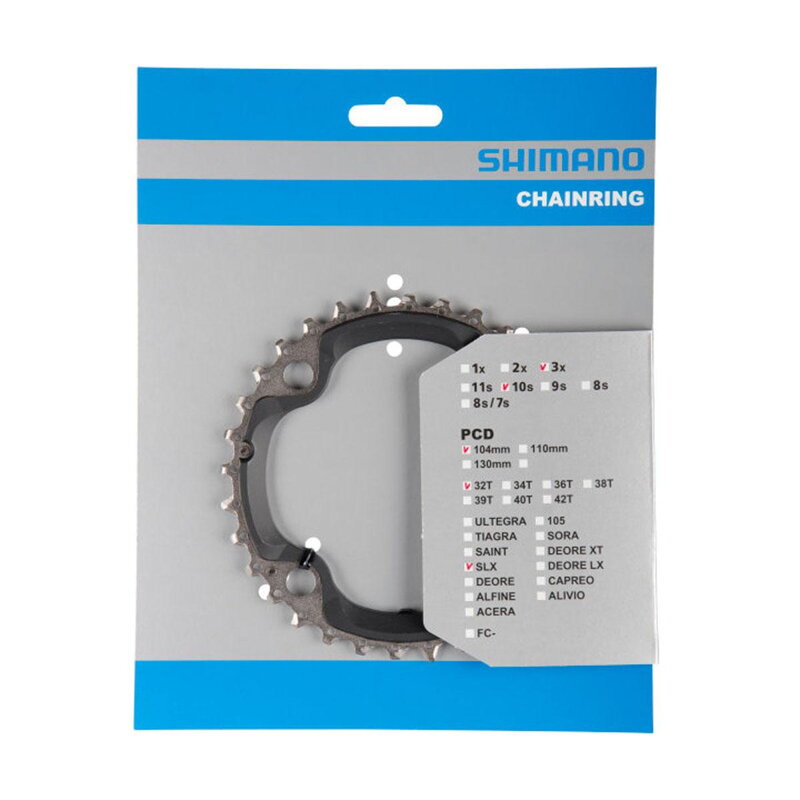 SHIMANO Lánckerék 32 fogas FC-M670 SLX ezüst 104mm SHIMANO Lánckerék 32 fogas FC-M670 SLX ezüst 104mm