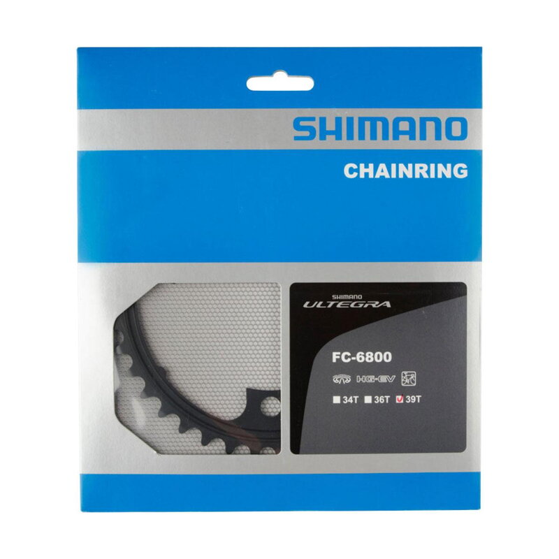 SHIMANO FC-6800 Lánckerék 39 fogas Ultegra fekete 110mm SHIMANO FC-6800 Lánckerék 39 fogas Ultegra fekete 110mm