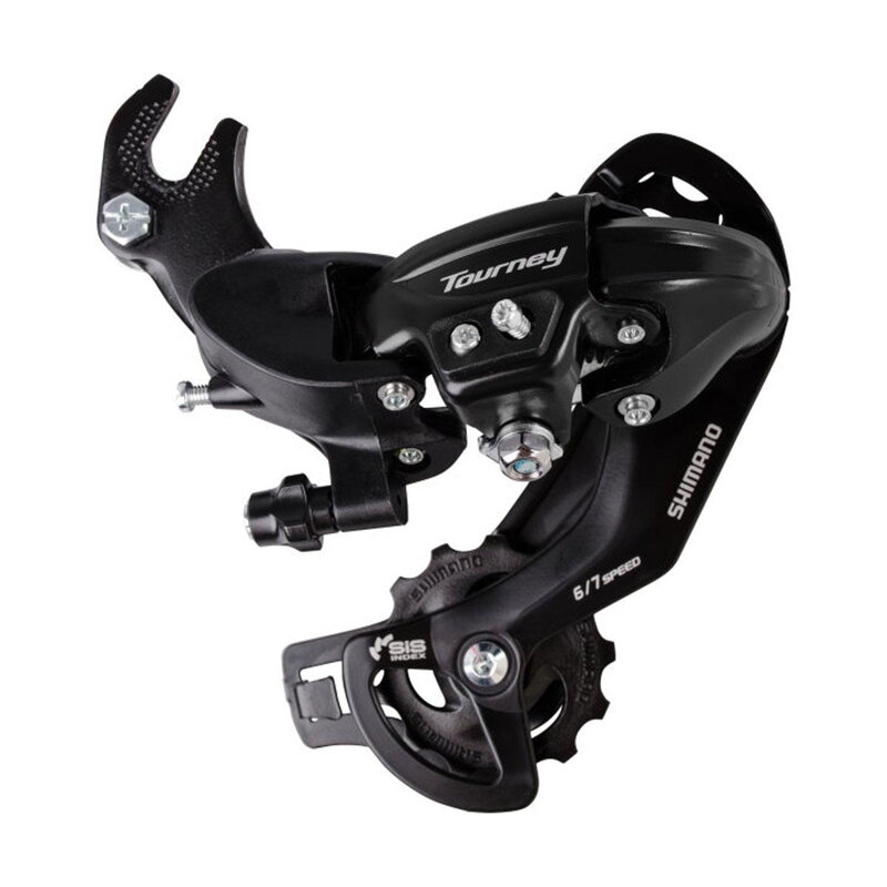 SHIMANO Hátsó váltó Tourney TY300 6/7 sebességes horgos OEM