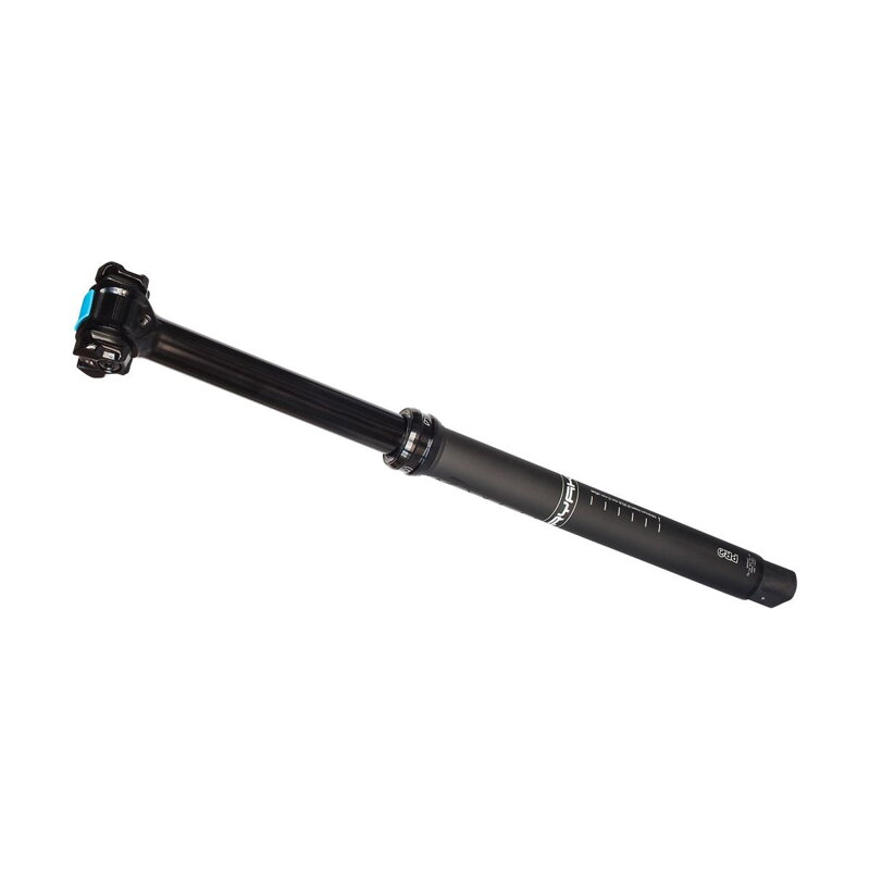 PRO Saddle seat KORYAK telescopic with inner. guide 170mm stroke, One by lever 30.9mm