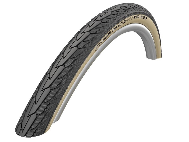 SCHWALBE Külső gumi ROAD CRUISER (47-622) 28x1.75 Active 50EPI K-Guard 800g Coffe reflex Green