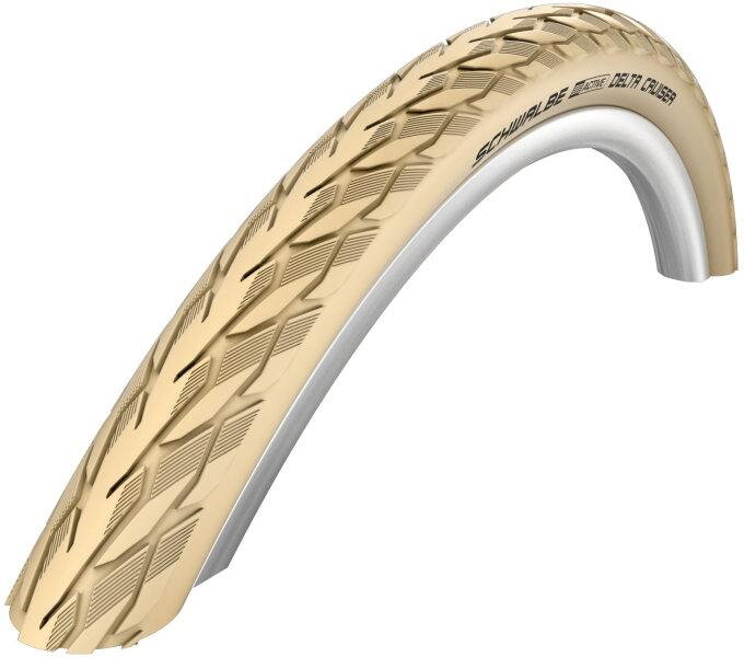 SCHWALBE Külső gumi DELTA CRUISER PLUS (40-635) 28x1 1/2 700x38B Active 50EPI PunctureGuard 910g bézs reflex