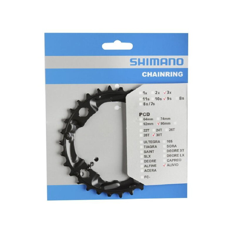 SHIMANO FC-M4000/4050 Lánckerék 30 fogas Alivio 9 sebességes 96mm