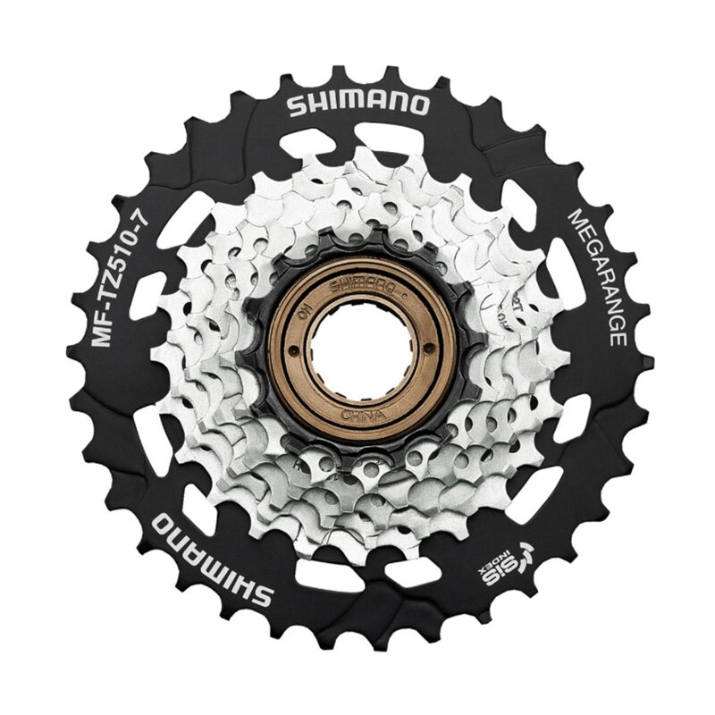 SHIMANO MF-TZ510 14-34 fogas 7 sebességes Mega Range kazetta SHIMANO MF-TZ510 14-34 fogas 7 sebességes Mega Range kazetta