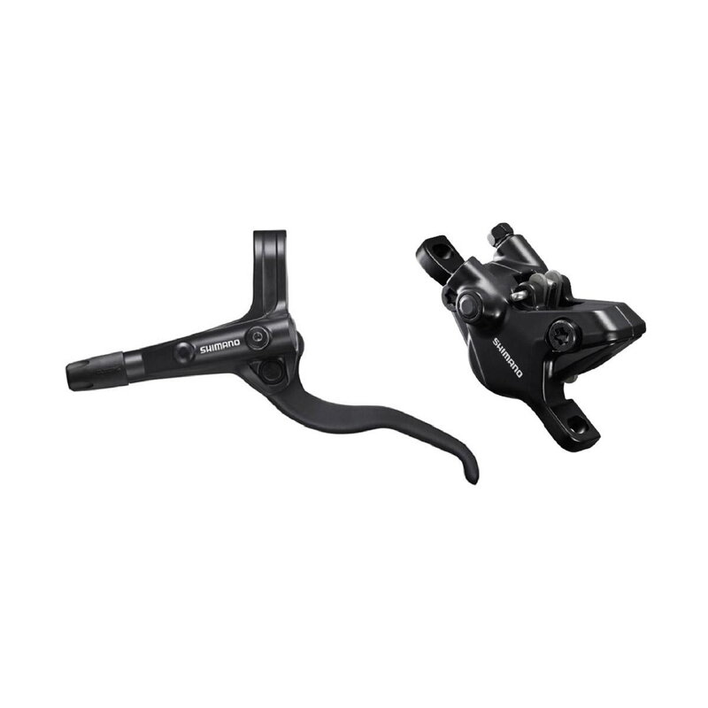 SHIMANO E-MT410 BL-MT401/BR-MT410 Hidraulikus fék elülső fekete Post Mount 1000mm fékcső + fékbetét ek B05S