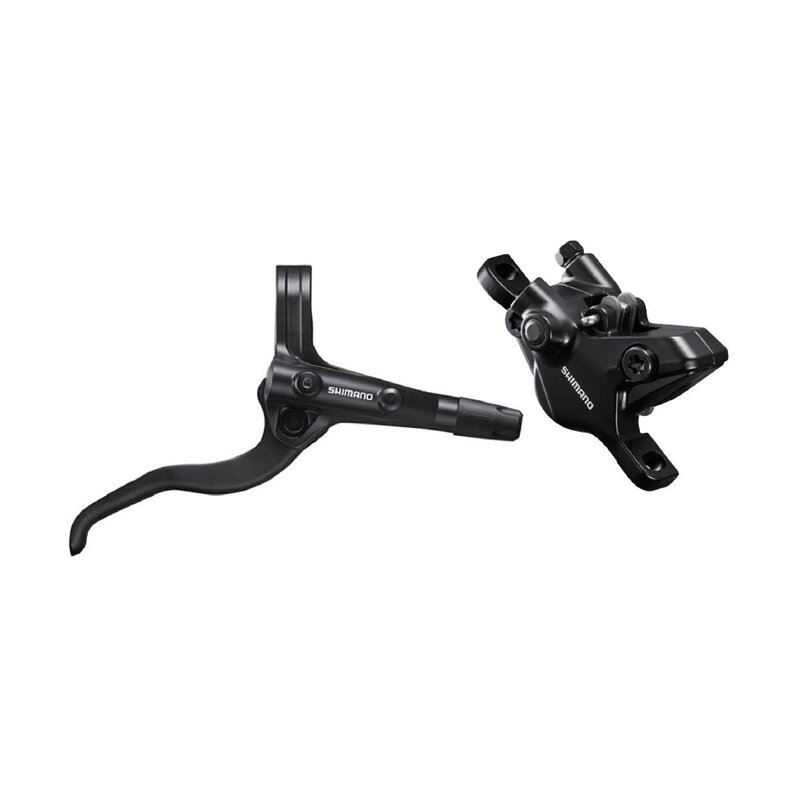 SHIMANO E-MT410 BL-MT401/BR-MT410 Hidraulikus fék hátsó fekete Post Mount 1700mm fékcső + fékbetét ek B05S
